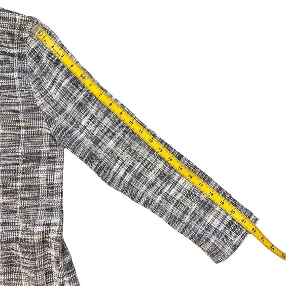 Melloday Textured Tweed Style Open Front Jacket - Picture 16 of 16